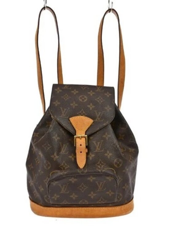 BUYIT03 LOUIS VUITTON MONTSOURIS MM BACKPACK BAG MONOGRAM M51136 SP0021 main image 4